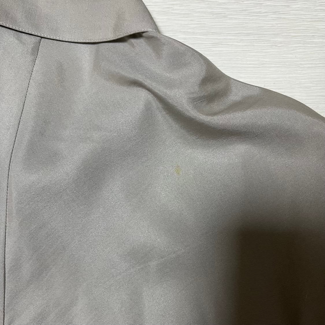 하이더아커만 기모노 그레이 실크 배색 하프 셔츠 상품이미지5
