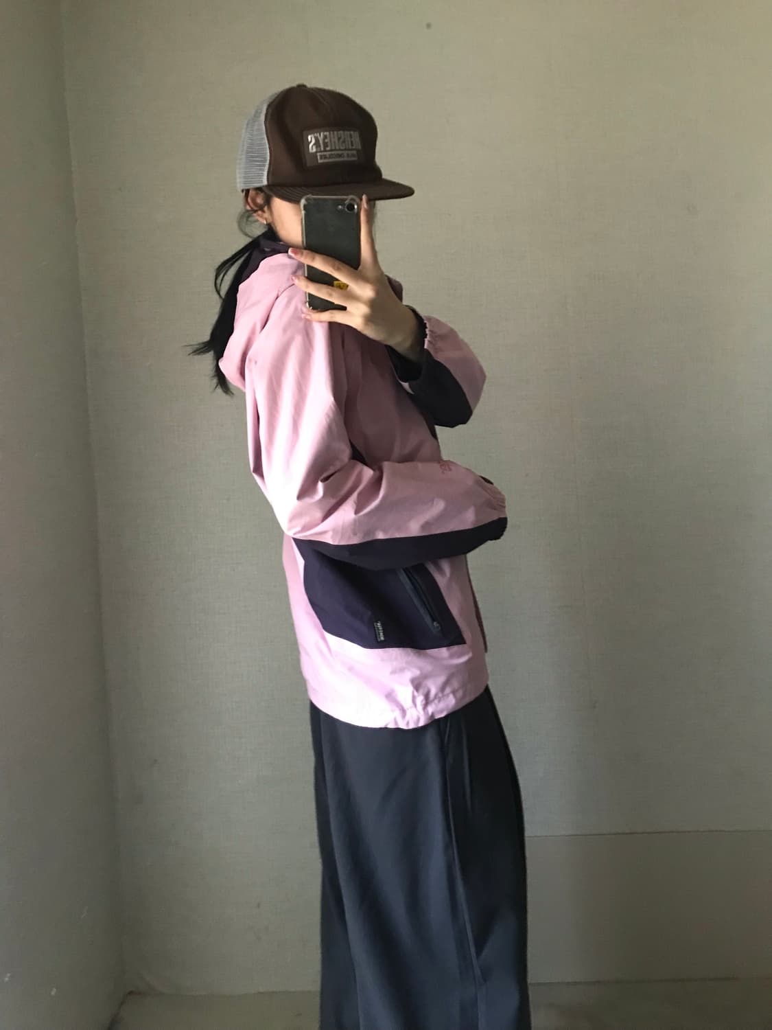 콜롬비아 핑크 고어텍스 바람막이 상품이미지4