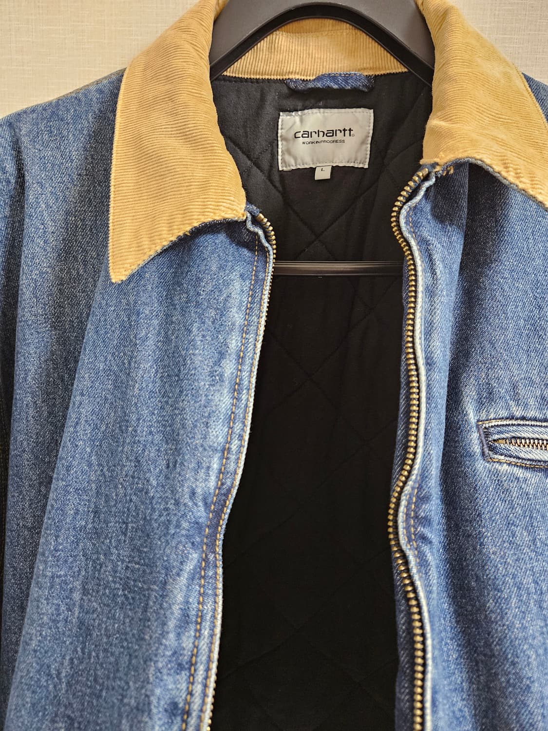 칼하트 wip 디트로이트 데님 자켓 팝니다. 상품이미지4