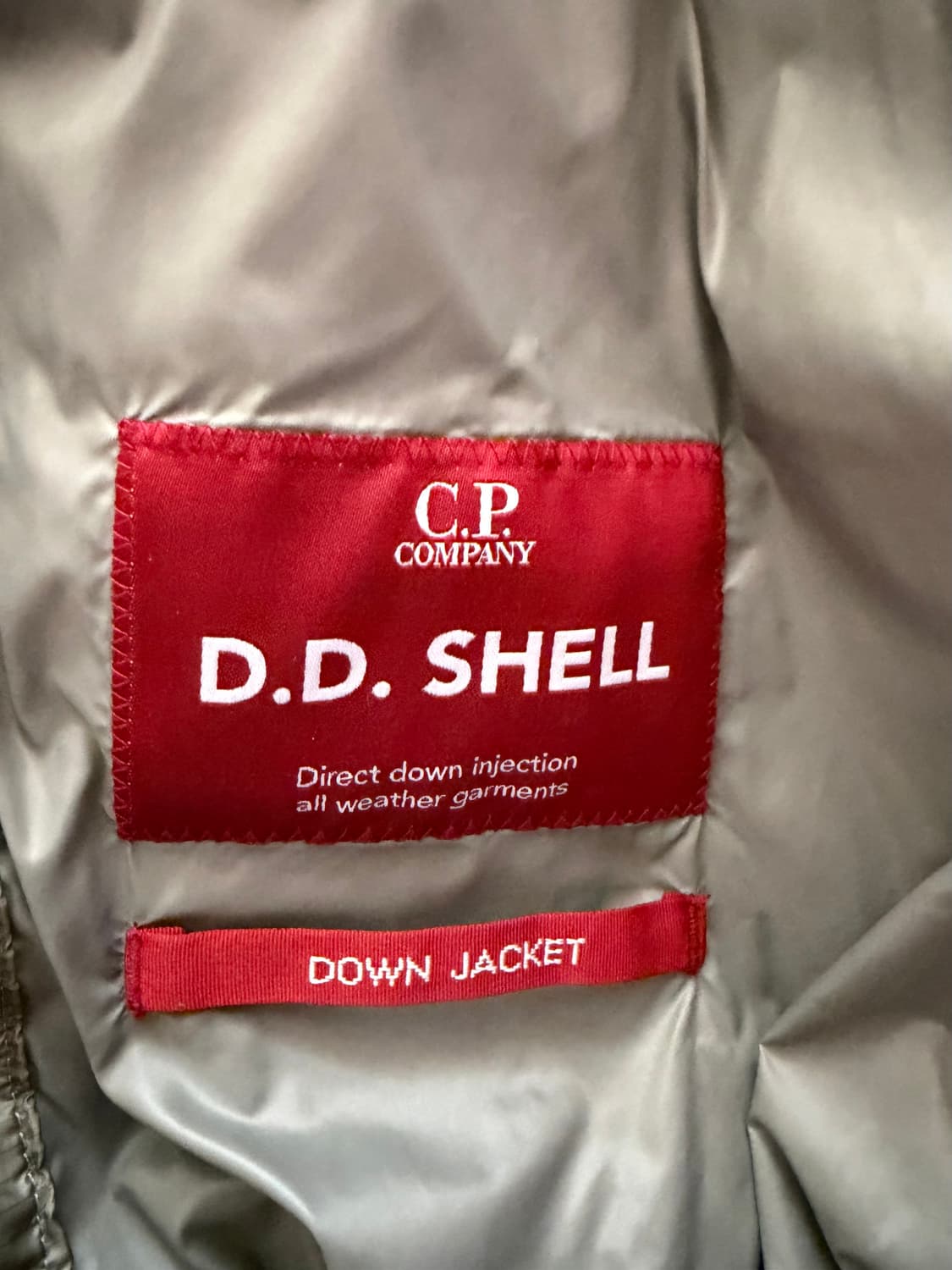 cp컴퍼니 dd쉘 후드 다운 자켓 펀가이 그레이 m 상품이미지6
