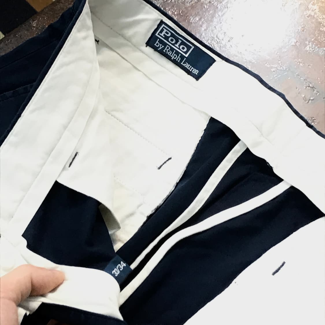 폴로랄프로렌 네이비 코튼 치노 팬츠 허리 34 35 사이즈 상품이미지5