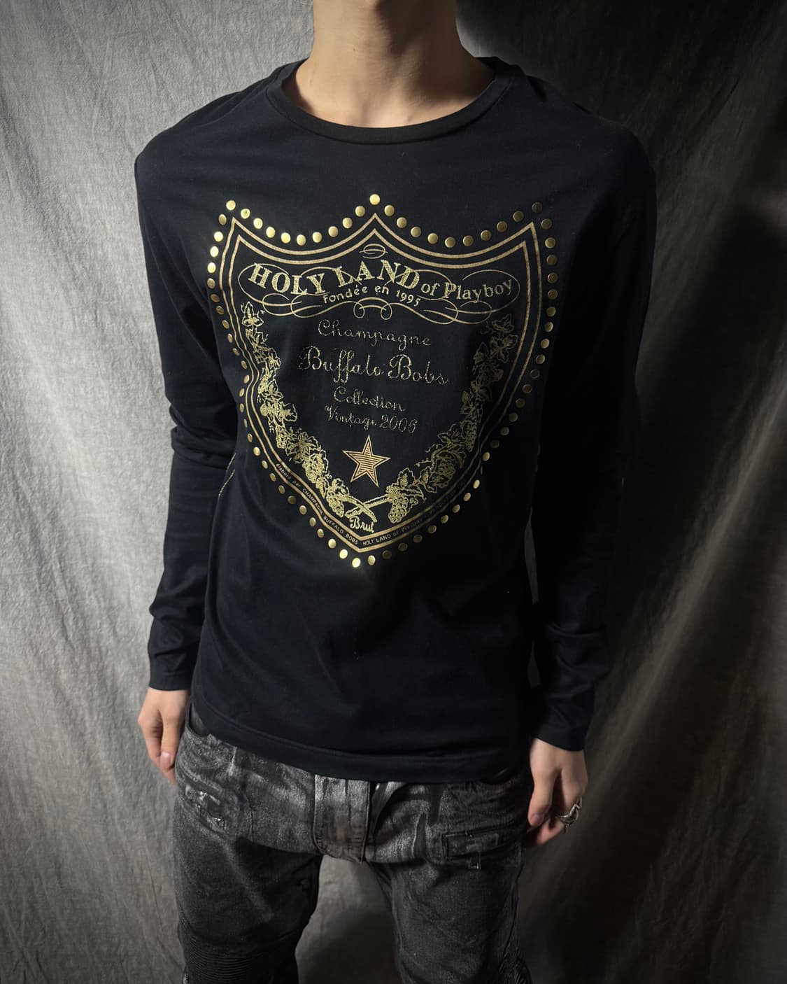 Buffalo Bobs Gold Print Long Sleeve 상품이미지1