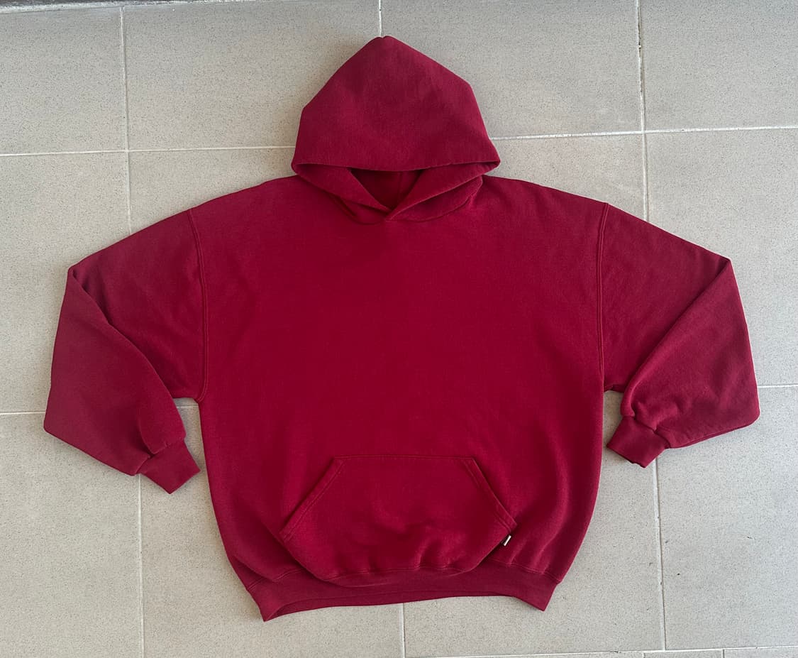 00s 빈티지 러셀 후드 레드 XL 상품이미지1