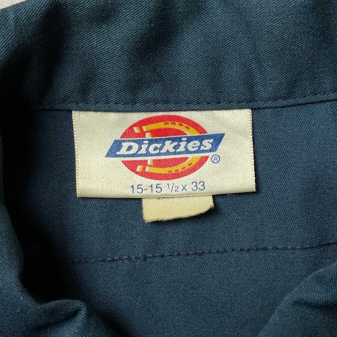 DICKIES 90s 디키즈 빈티지 블루 플랩포켓 워크 셔츠 A01006 상품이미지9