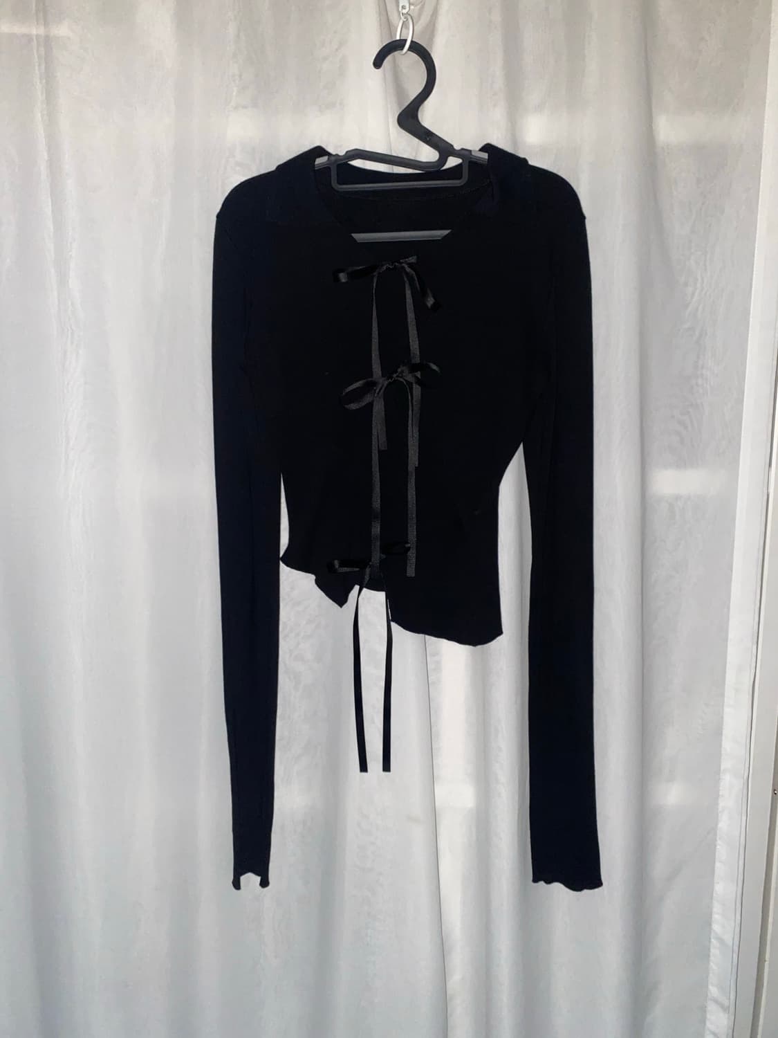 RIBBON COLLAR T-SHIRT 리본 카라티 상품이미지2