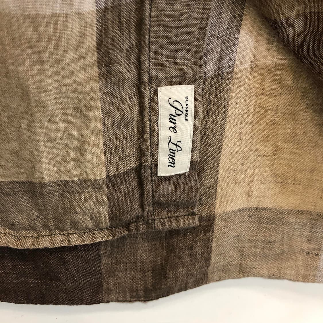 빈폴 퓨어린넨 자수로고셔츠 105 상품이미지3