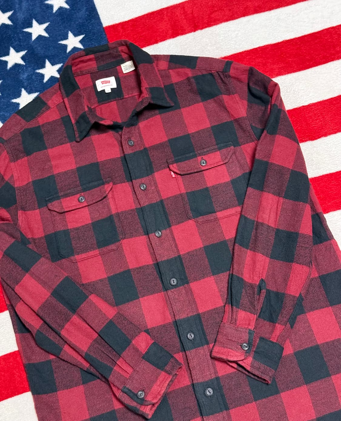 리바이스 버팔로 플란넬 셔츠 Levi’s Flannel Shirt [L] 상품이미지6