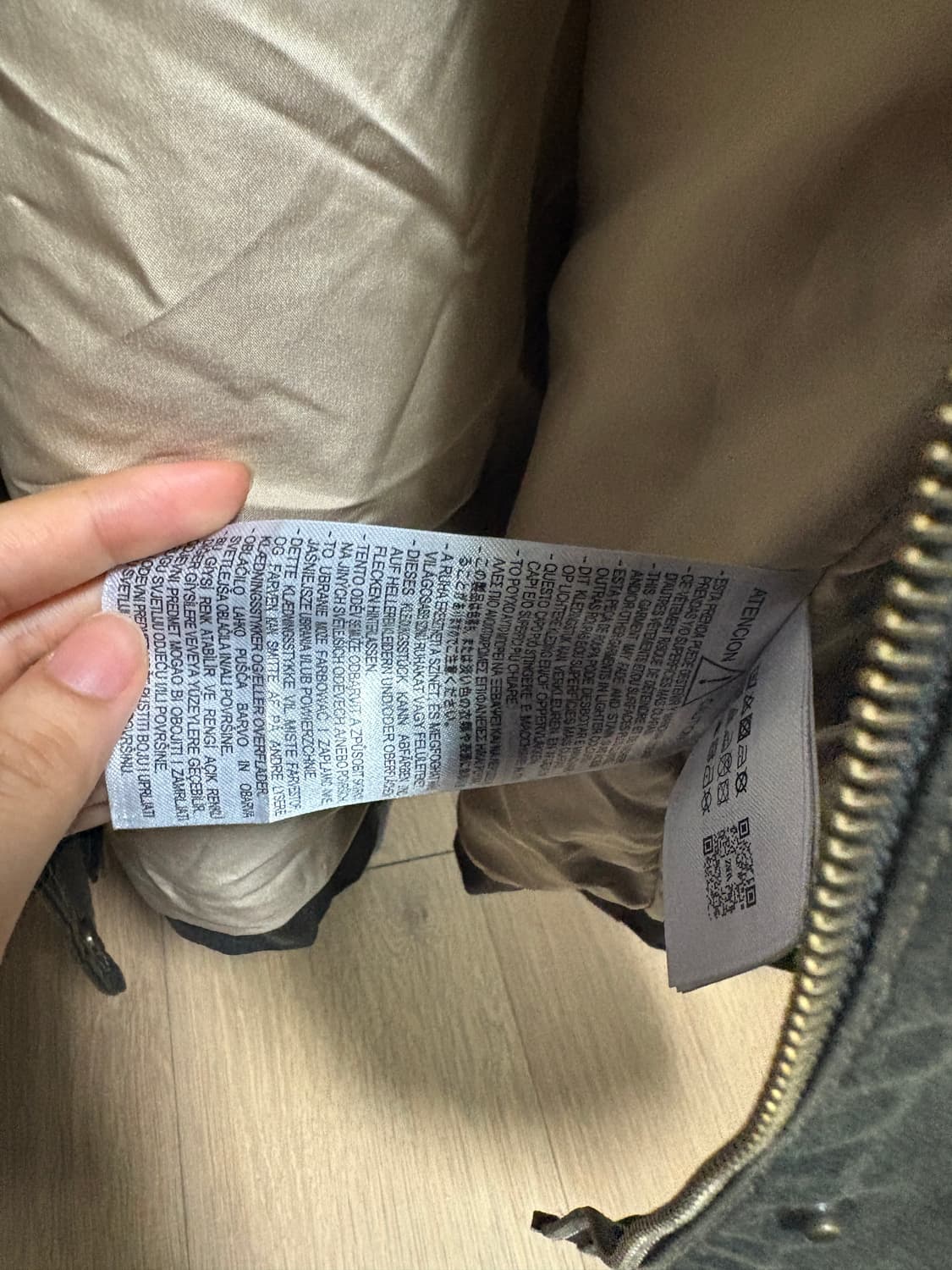 영국 자라 코듀로이 칼라 왁스드 자켓 (워크자켓) 상품이미지10