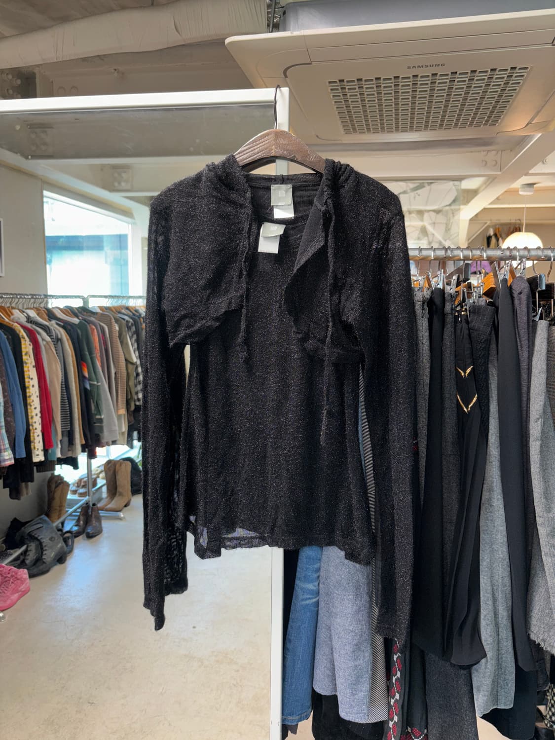 센소유니코 lilith 볼레로 가디건 , 슬리브리스 니트 상품이미지3