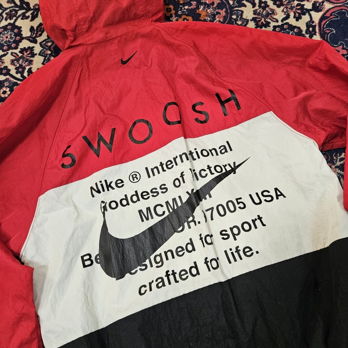 나이키(Nike) 더블 스우시 빽로고 바람막이 공용 상품이미지5