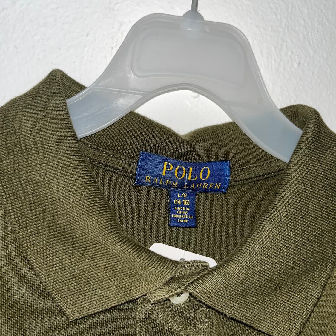 Polo khaki big pony collar T-shirts 상품이미지6