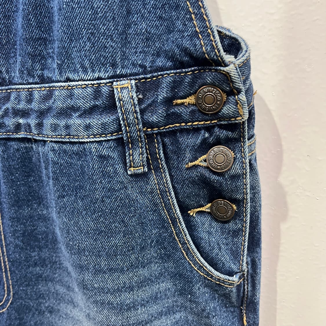 [M] 재팬빈티지 데님 오버롤 멜빵바지 상품이미지5