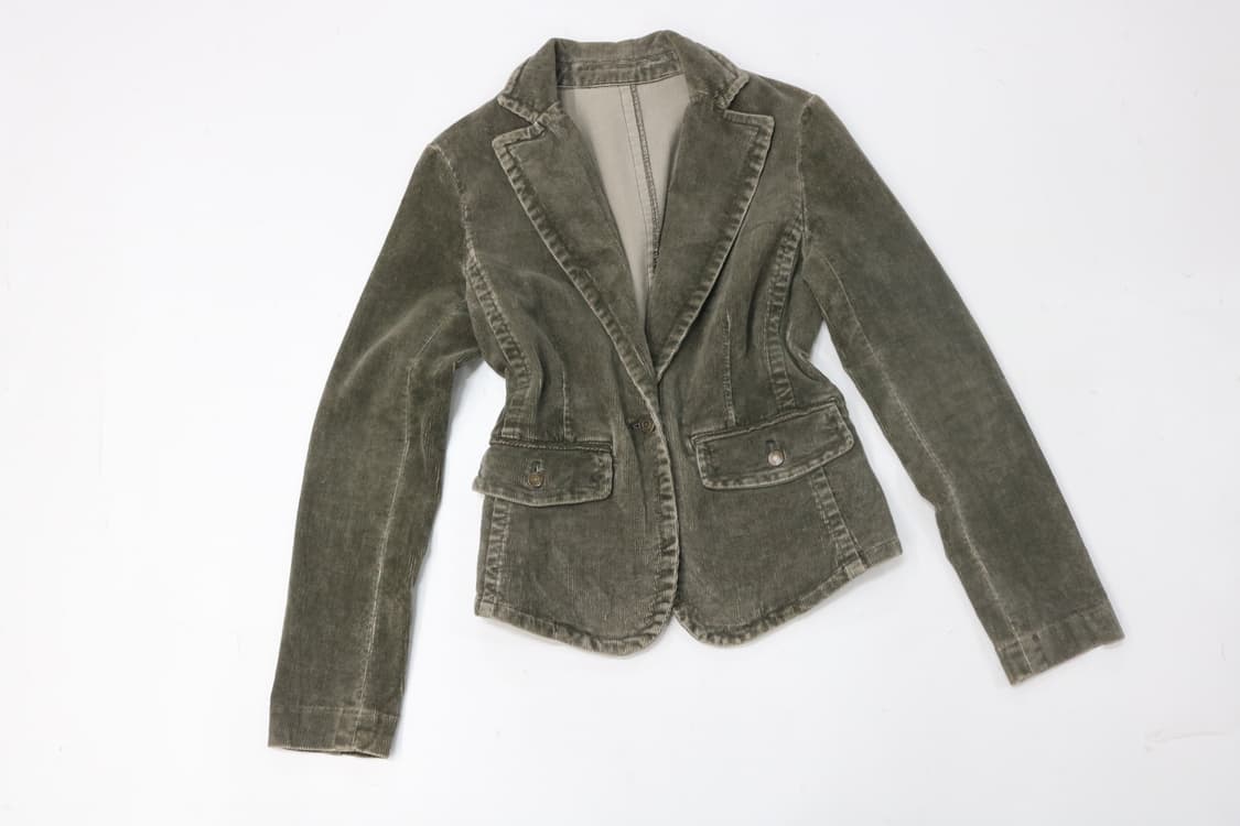 NIECE 니체 빈티지 카키 코듀로이 테일러드 자켓 상품이미지3