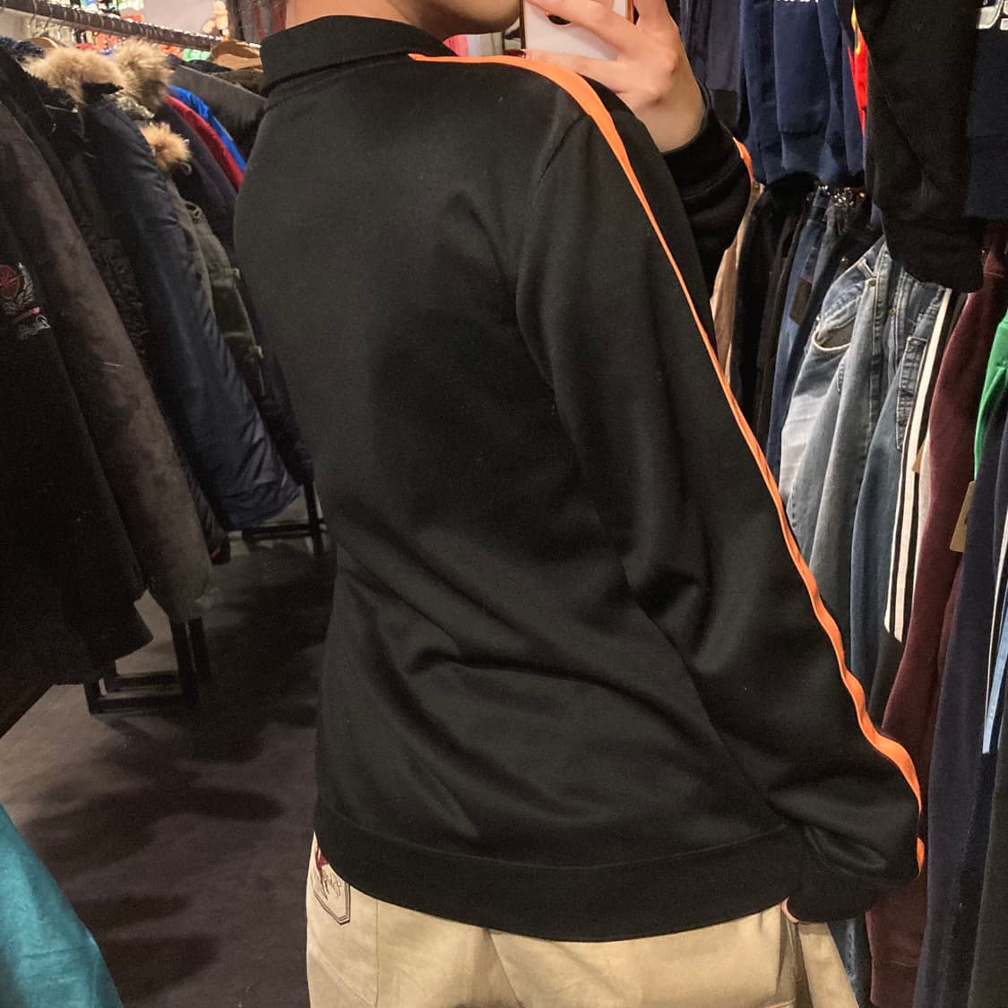 [IM] 나이키 블랙 오렌지 져지 집업 상품이미지7