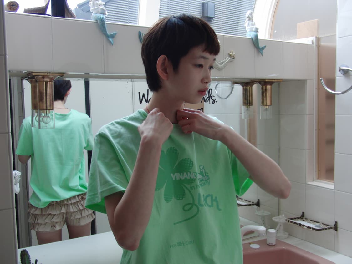 인앤양인하모니 YIH 티셔츠 라이트그린 t-shirt 상품이미지4