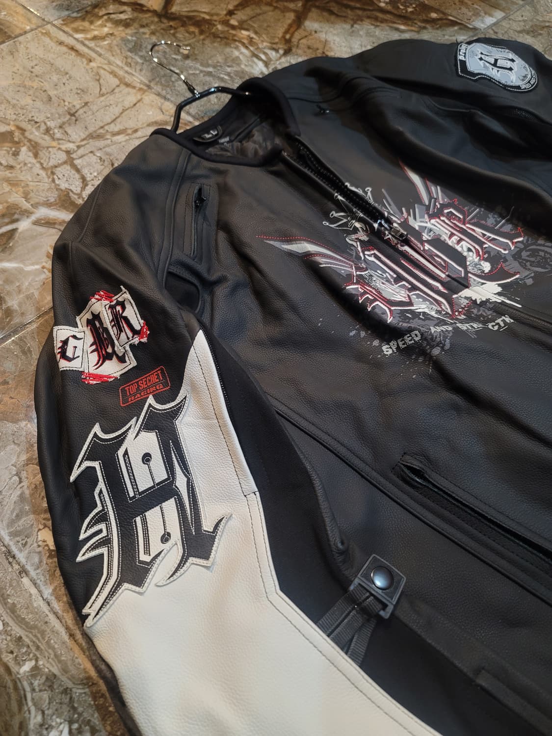 혼다 가죽 모터사이클 재킷 프로젝트 H CBR 레이서 상품이미지3