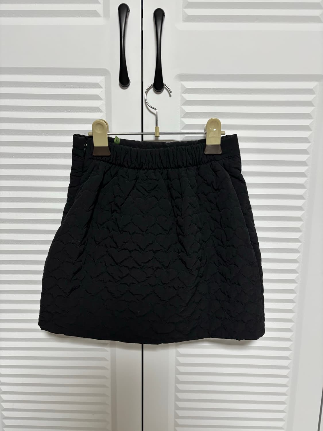 하트 퀼팅 패딩 스커트 상품이미지2