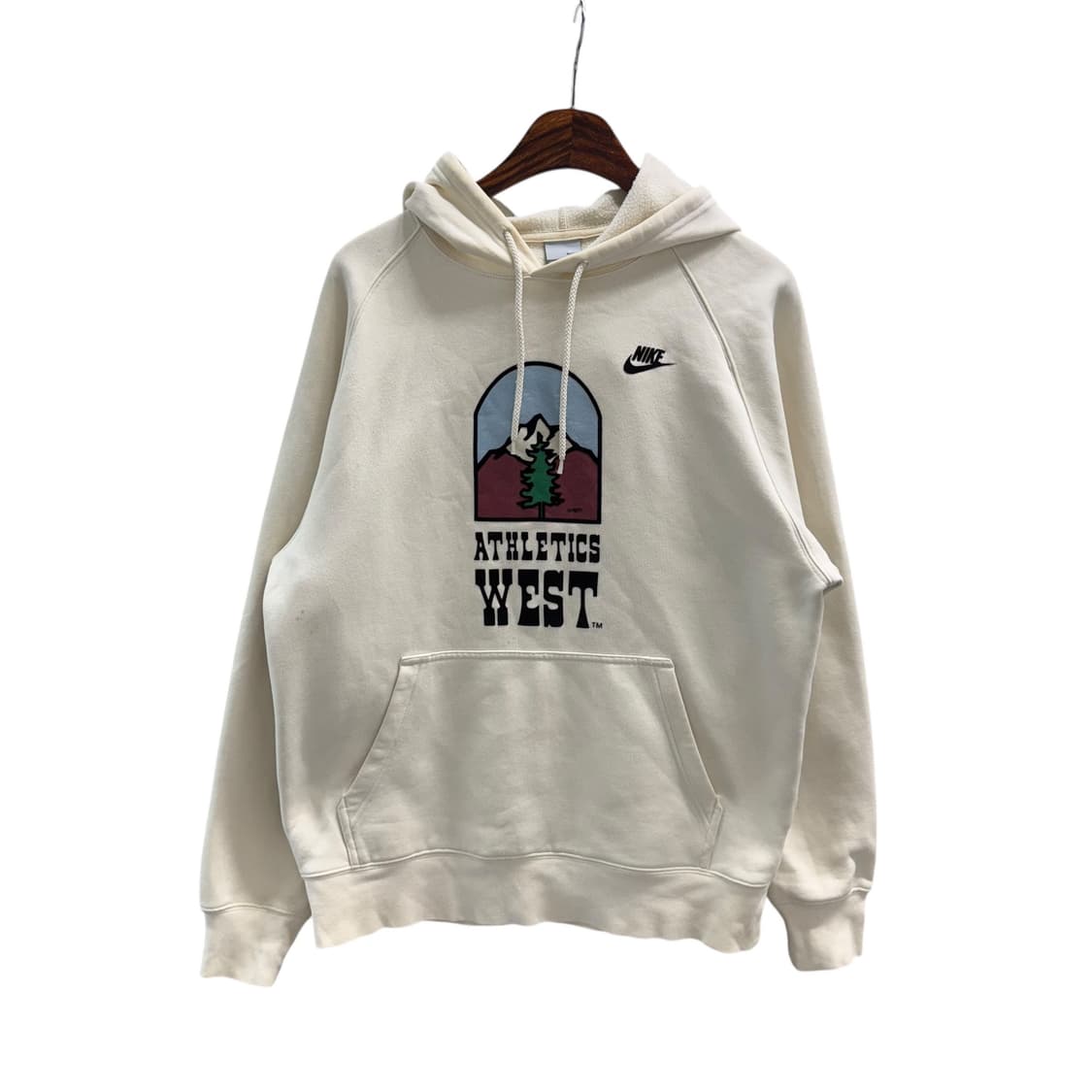 [L] 나이키 아이보리 후드티 상품이미지3