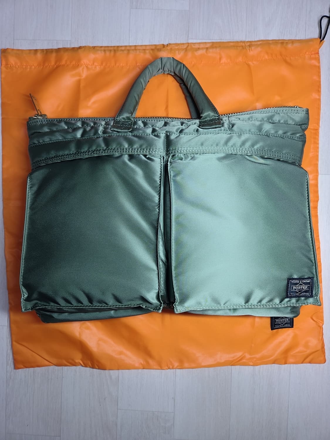 포터 탱커 숏헬멧백 세이지그린 상품이미지1