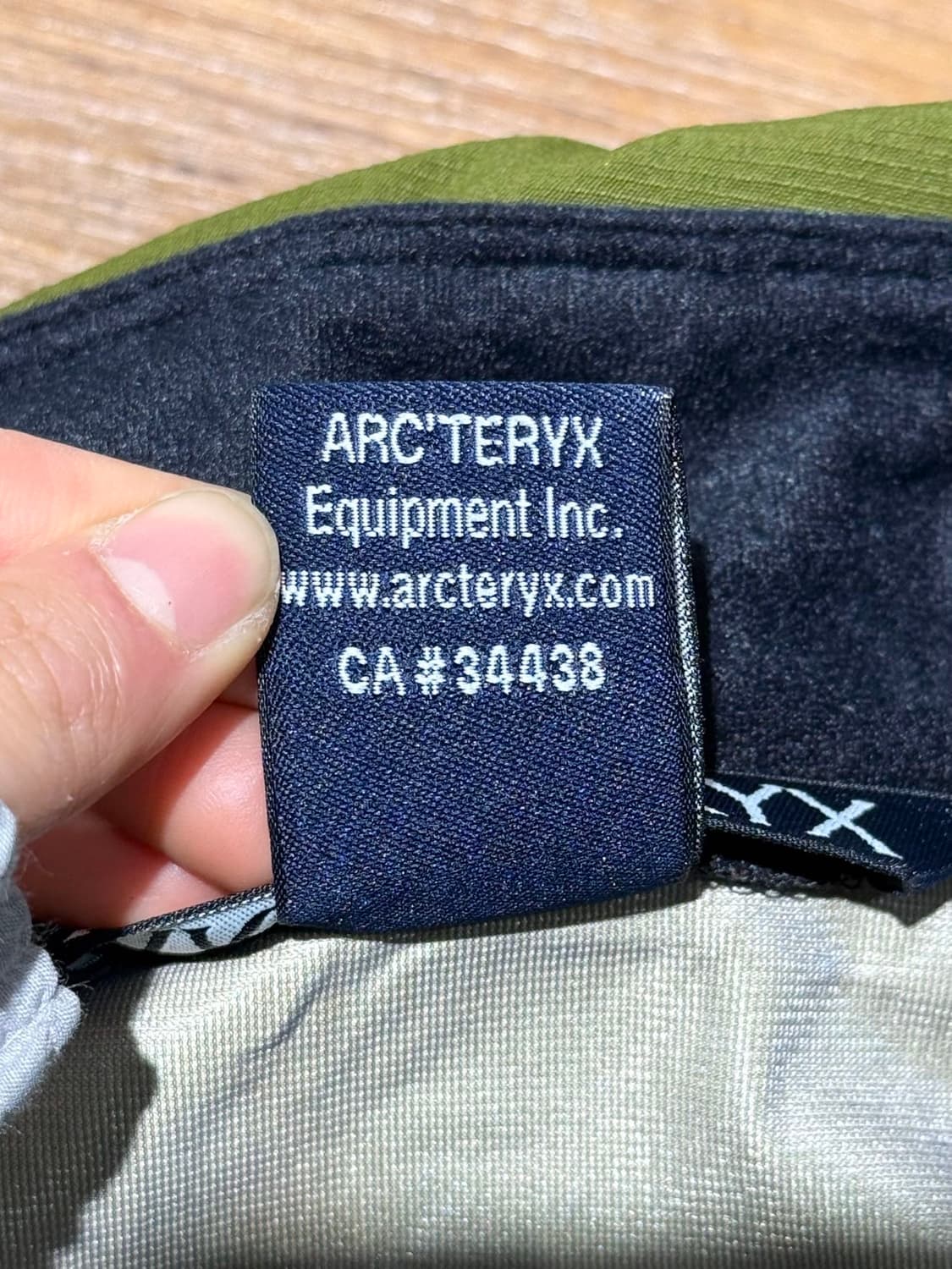 아크테릭스 그린 사이드와인더 콤프 고어텍스 자켓 상품이미지8