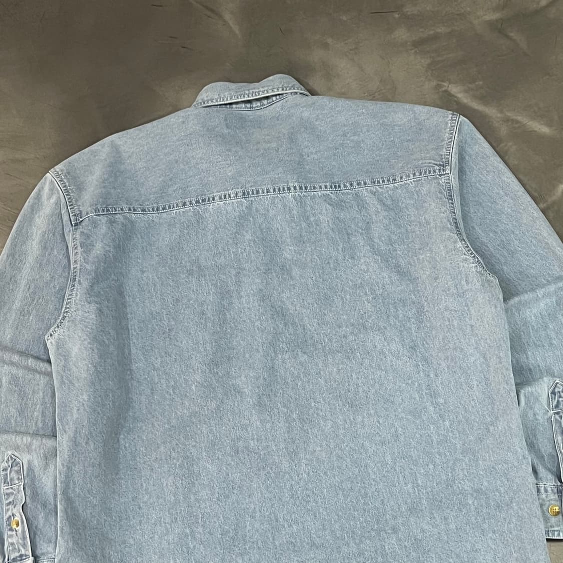  리 자수 데님 셔츠 y16134 상품이미지5