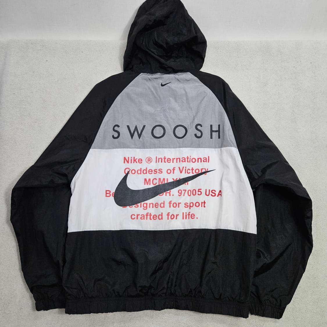 나이키 더블 스우시  우븐 후디 자켓 XL 상품이미지2