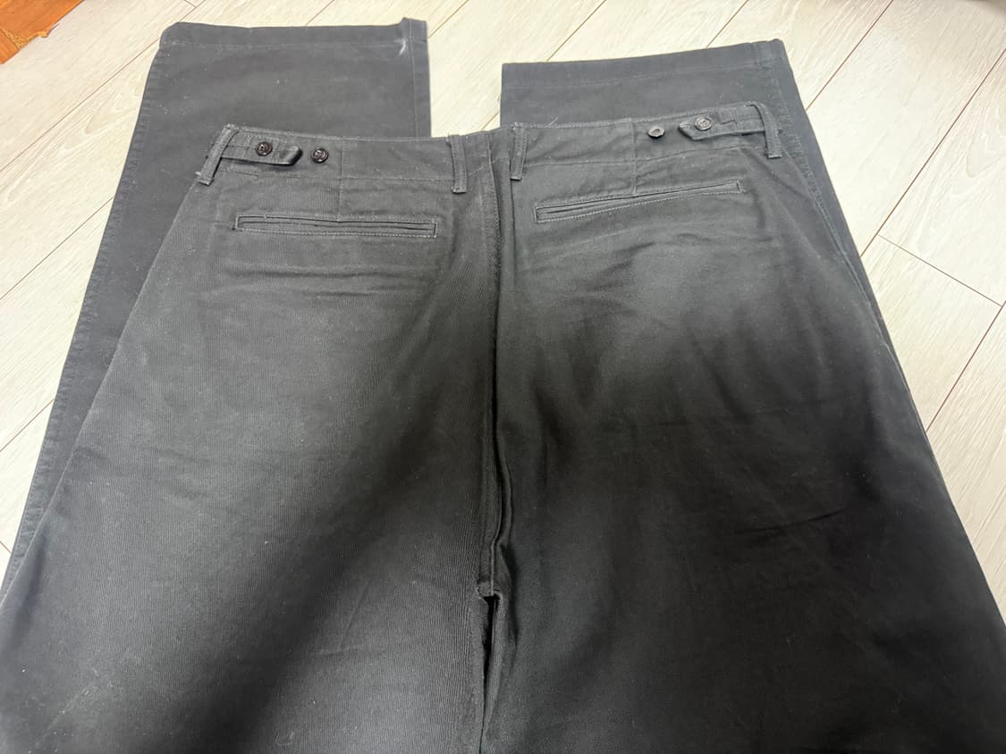 포터리 오피서 치노팬츠 블랙 상품이미지2