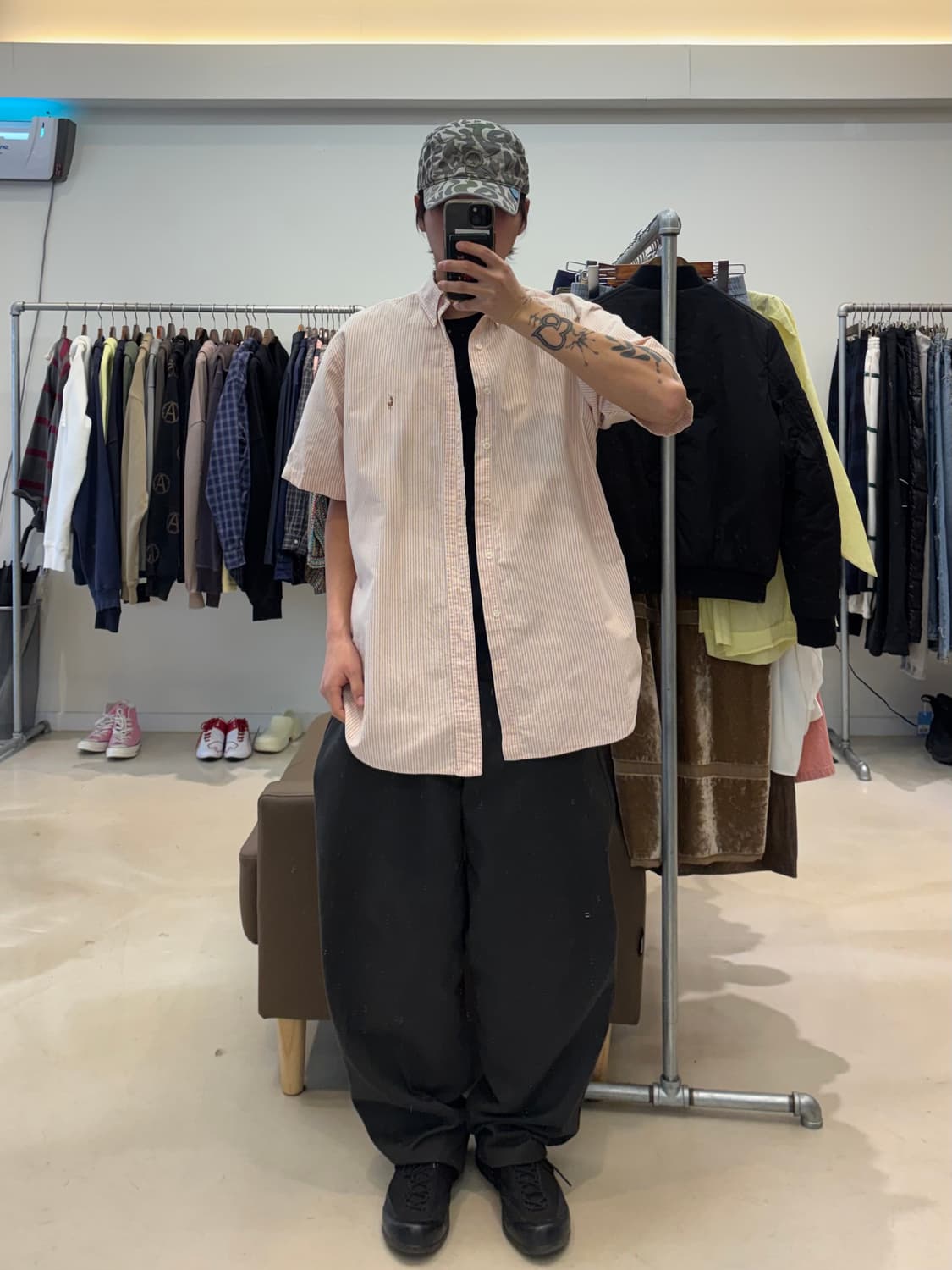 폴로 랄프로렌 스트라이프 반팔 셔츠 상품이미지8