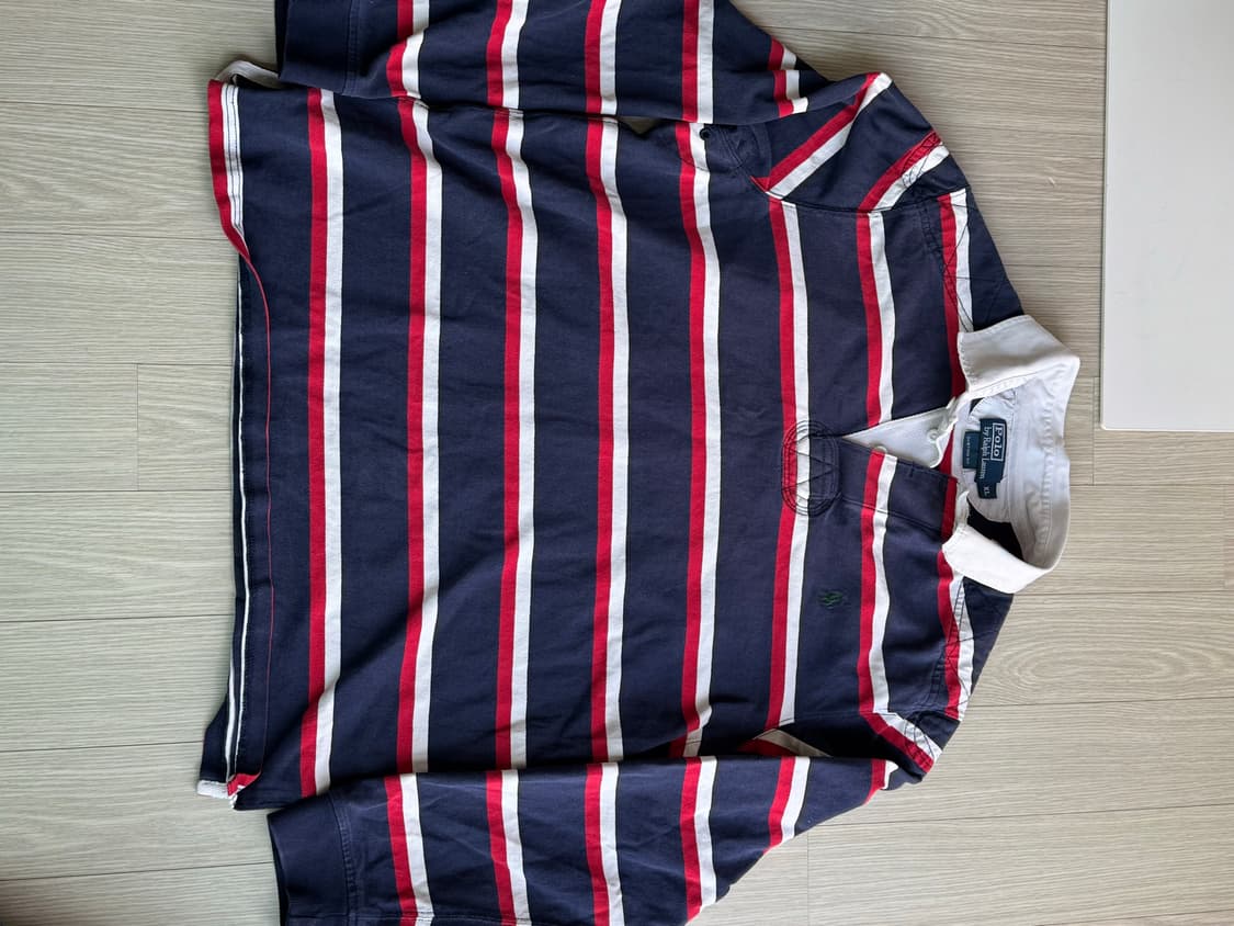 폴로 럭비 스트라이프 카라 롱슬리브 xL 상품이미지2