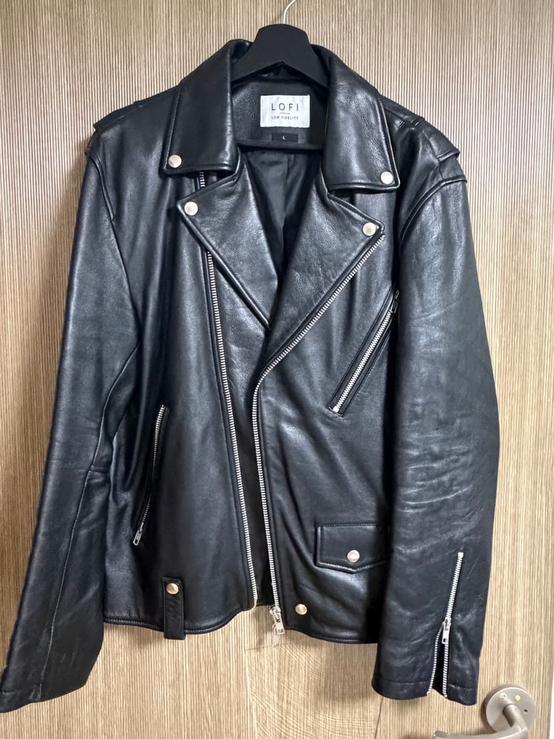 로파이 가죽라이더 자켓 램스킨  상품이미지1