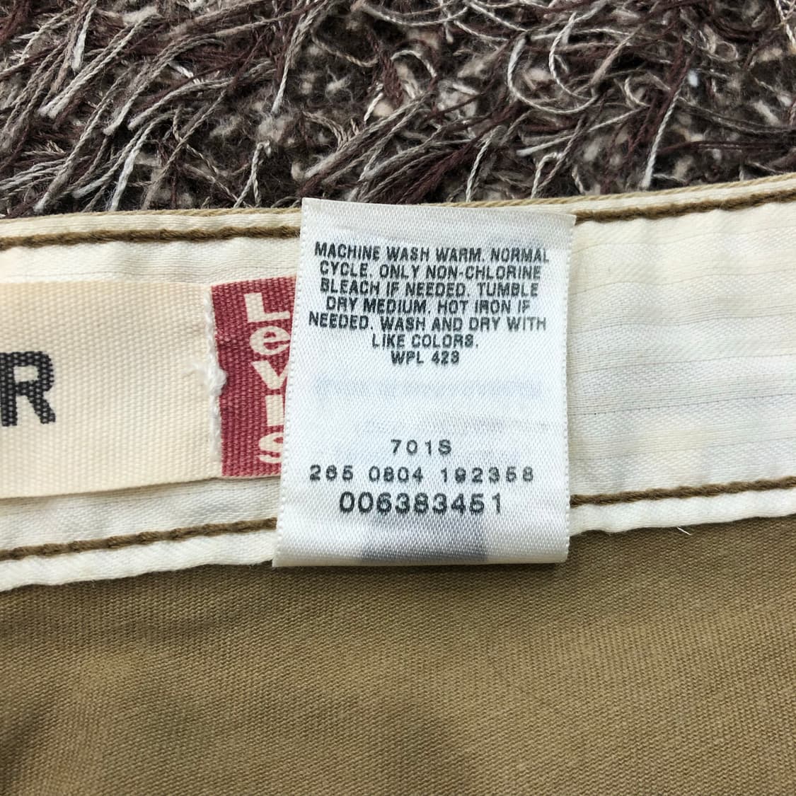 리바이스 워크웨어 코튼 워크 팬츠 상품이미지8