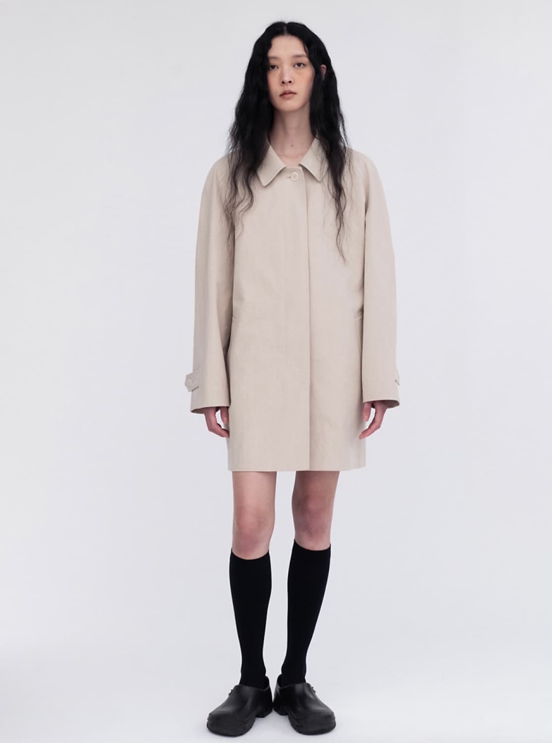 LFM 트렌치 하프 코트 상품이미지1