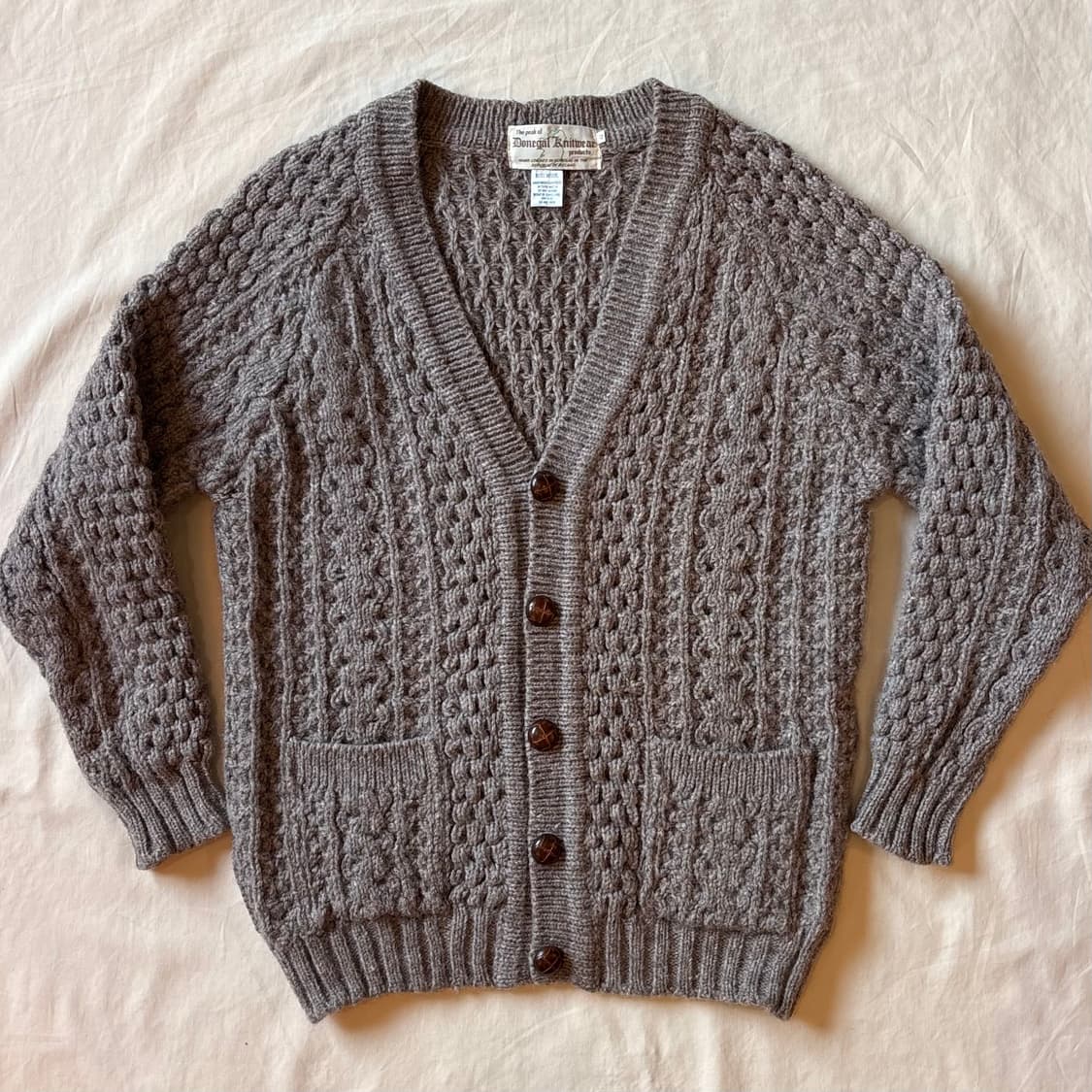 [100-102] 80s Ireland 도네갈 니트웨어 울 아란 니트 상품이미지1