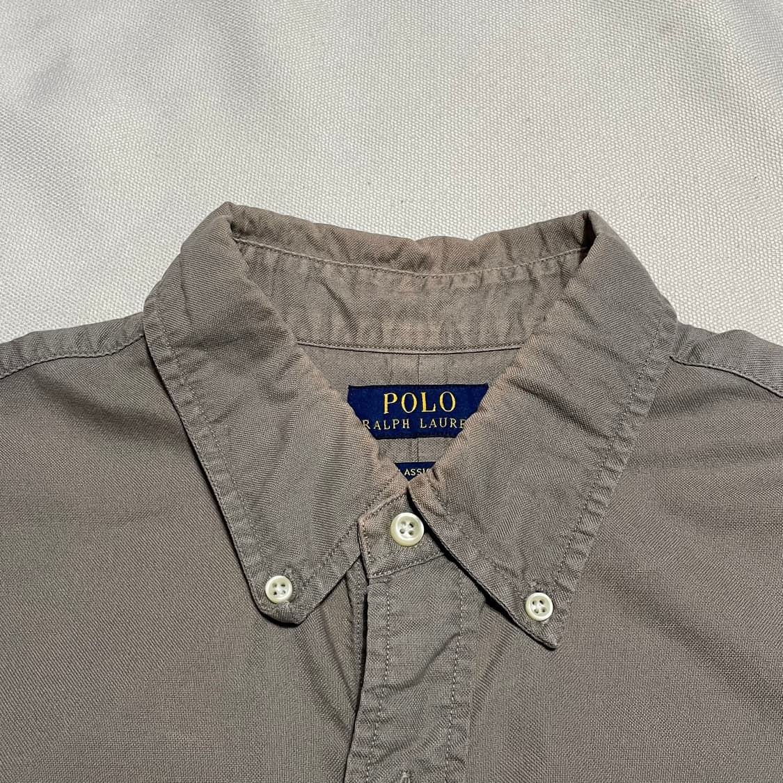 L 폴로랄프로렌 클래식핏 샌드 코튼 셔츠  상품이미지8
