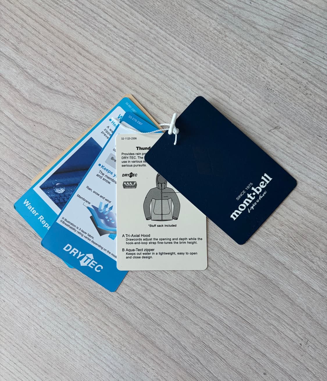 몽벨 바람막이 블랙 상품이미지2