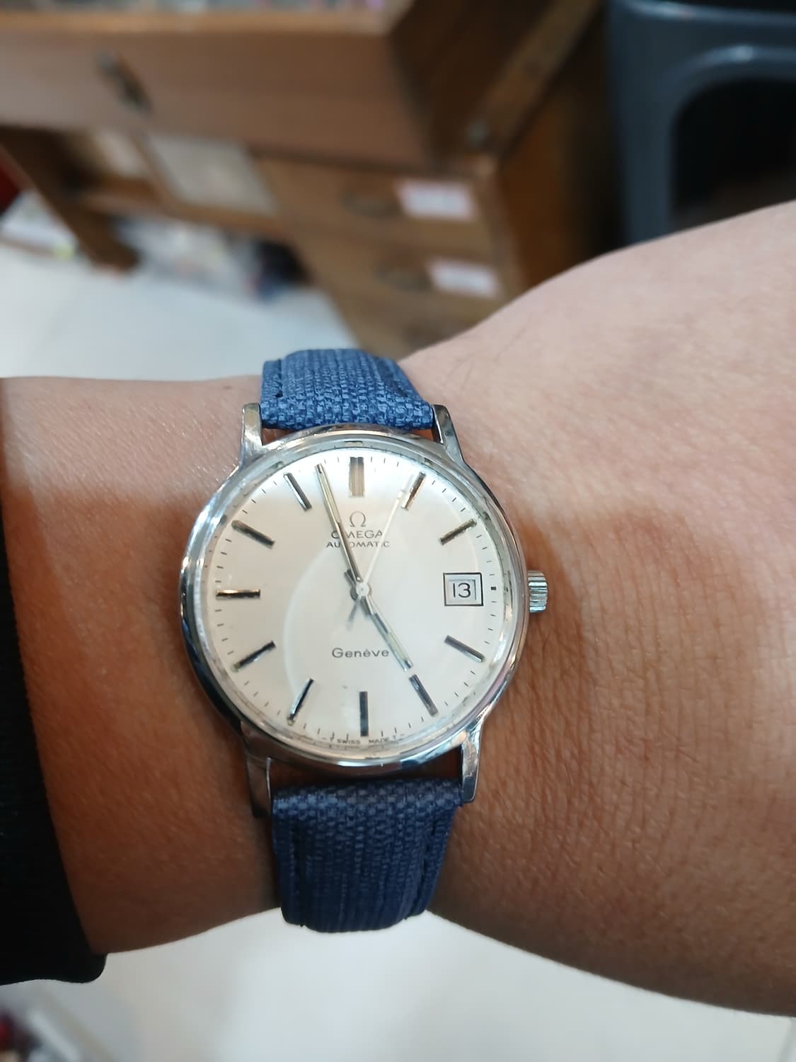 빈티지 오메가 제네브오토매틱 시계 상품이미지4