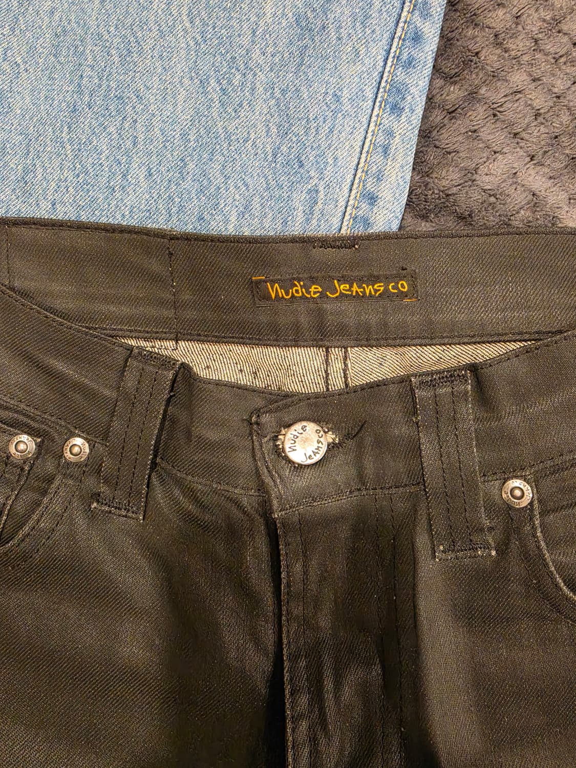 누디진 씬핀오가닉 블랙진 청바지 28/30 상품이미지5