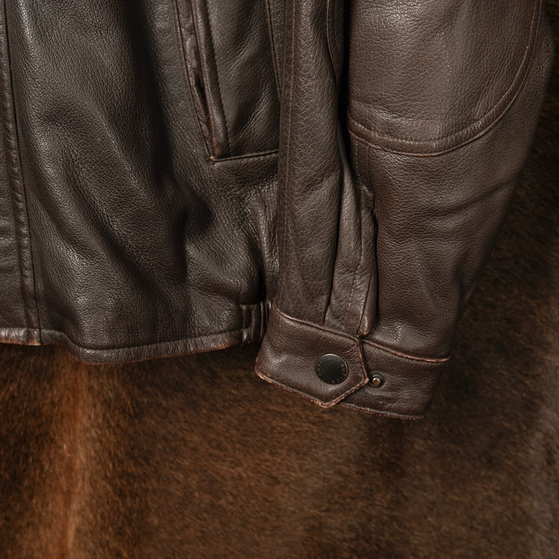 [110] 90s 노티카 디어스킨(사슴가죽) 레더자켓  상품이미지7