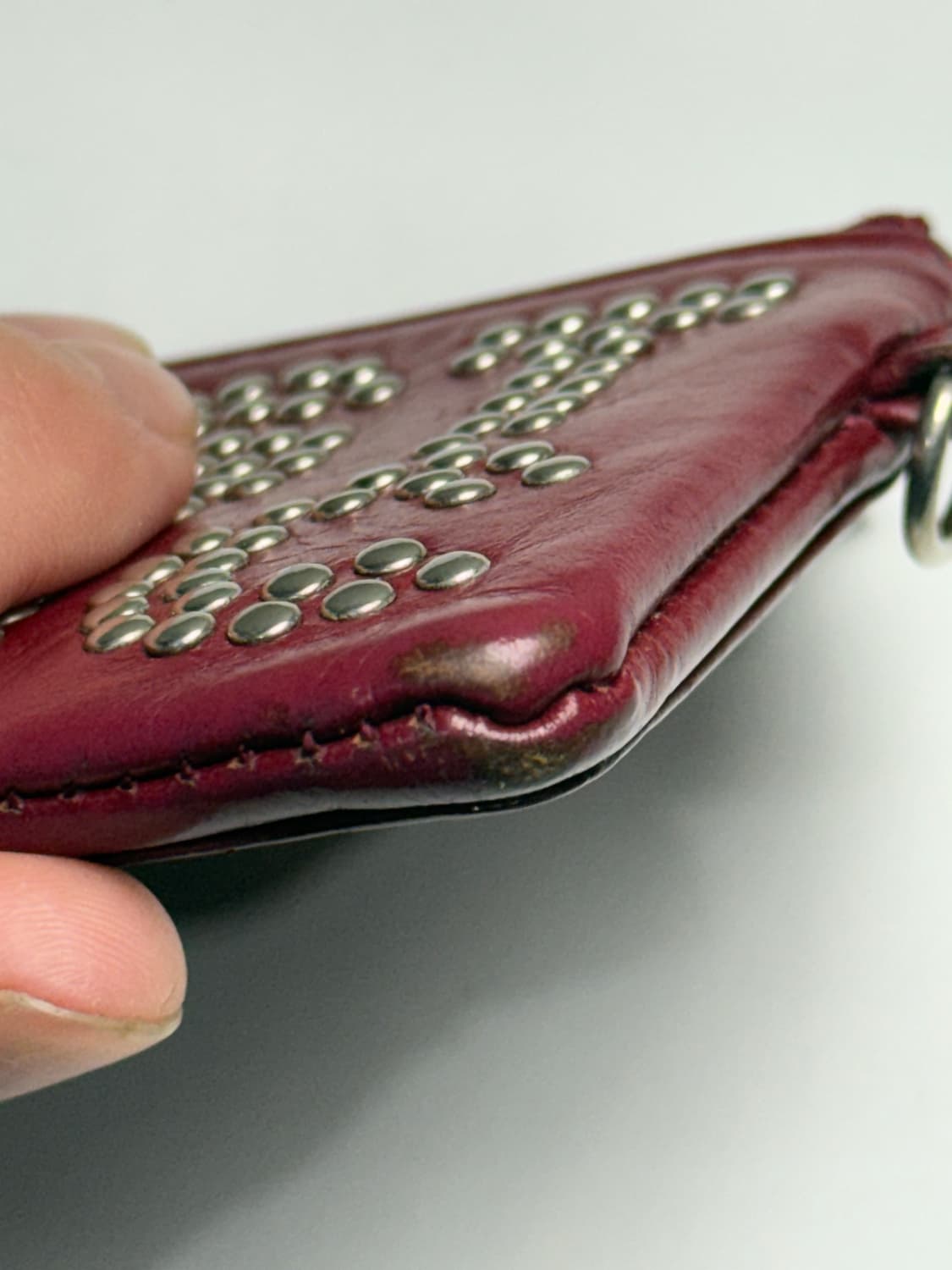 히스테릭 글래머 아카이브 스터드 진짜 소가죽 카드 지갑 상품이미지7