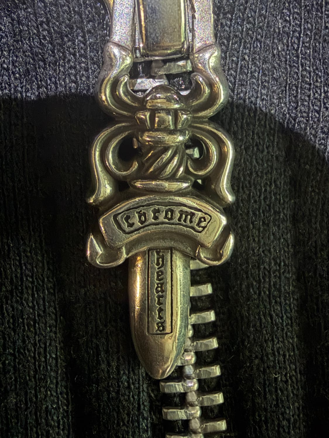 [L] 크롬하츠 홀스슈 플로랄 후드집업 블랙/핑크 상품이미지4