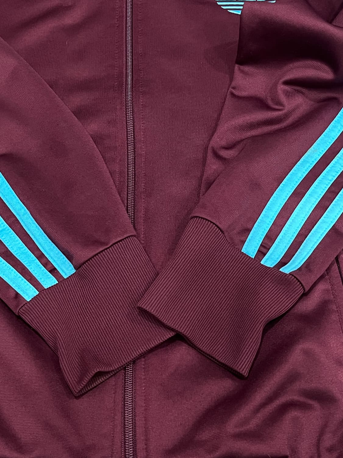 아디다스 파이어버드 져지 트랙탑 95 버건디민트 상품이미지6