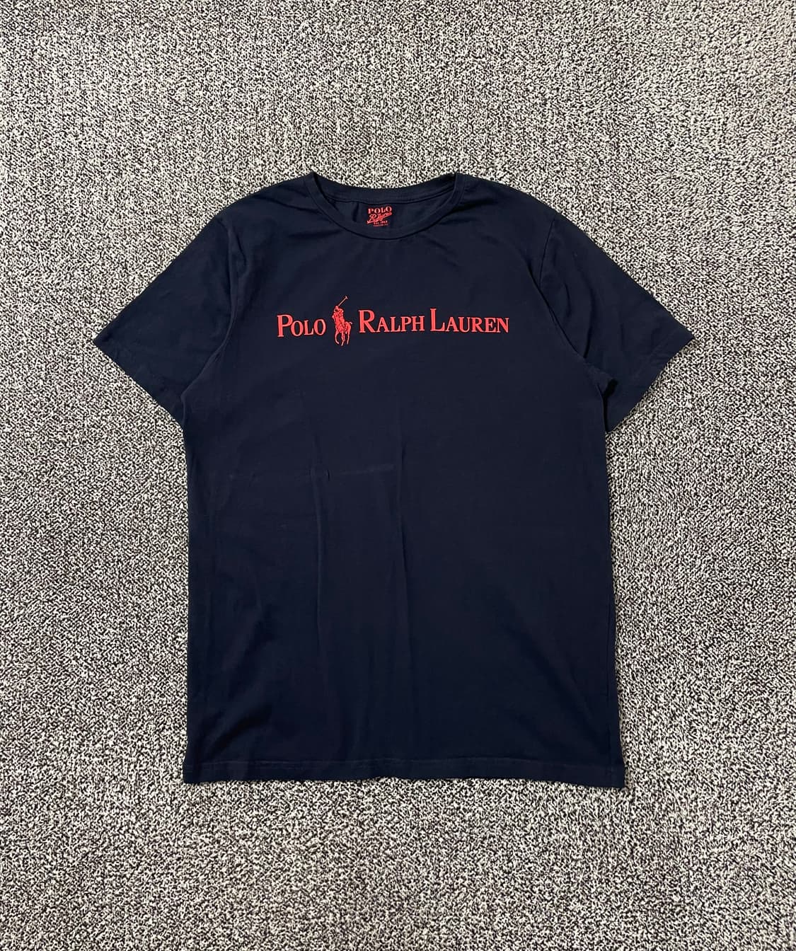 빈티지9. 폴로랄프로렌 스펠 빅 로고 반팔 티셔츠 숏슬리브 반소매 네이비 상품이미지1