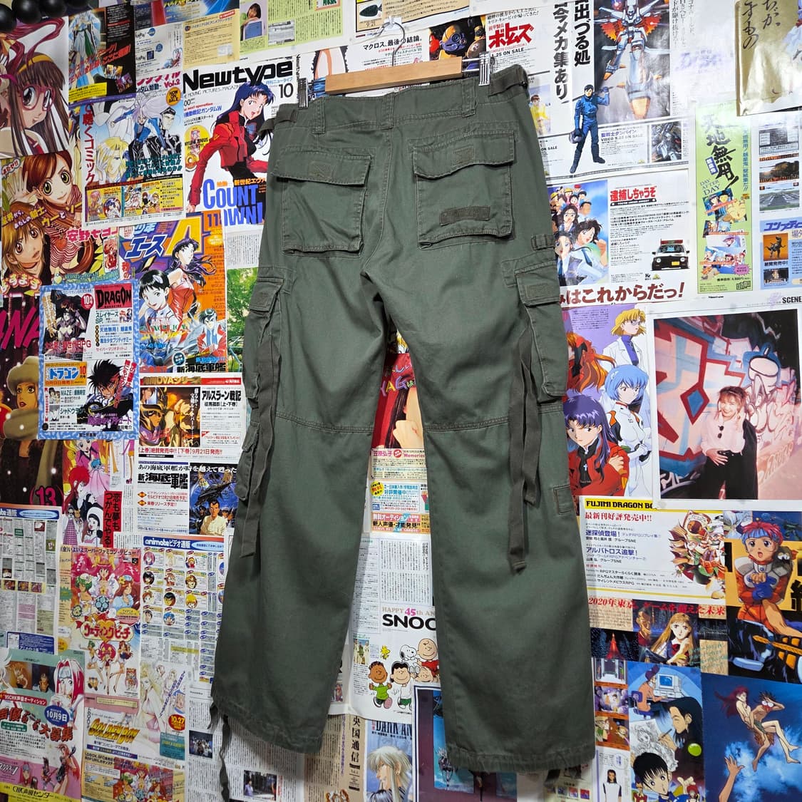 빈티지 밀리터리 멀티포켓 카키 카고팬츠 상품이미지8