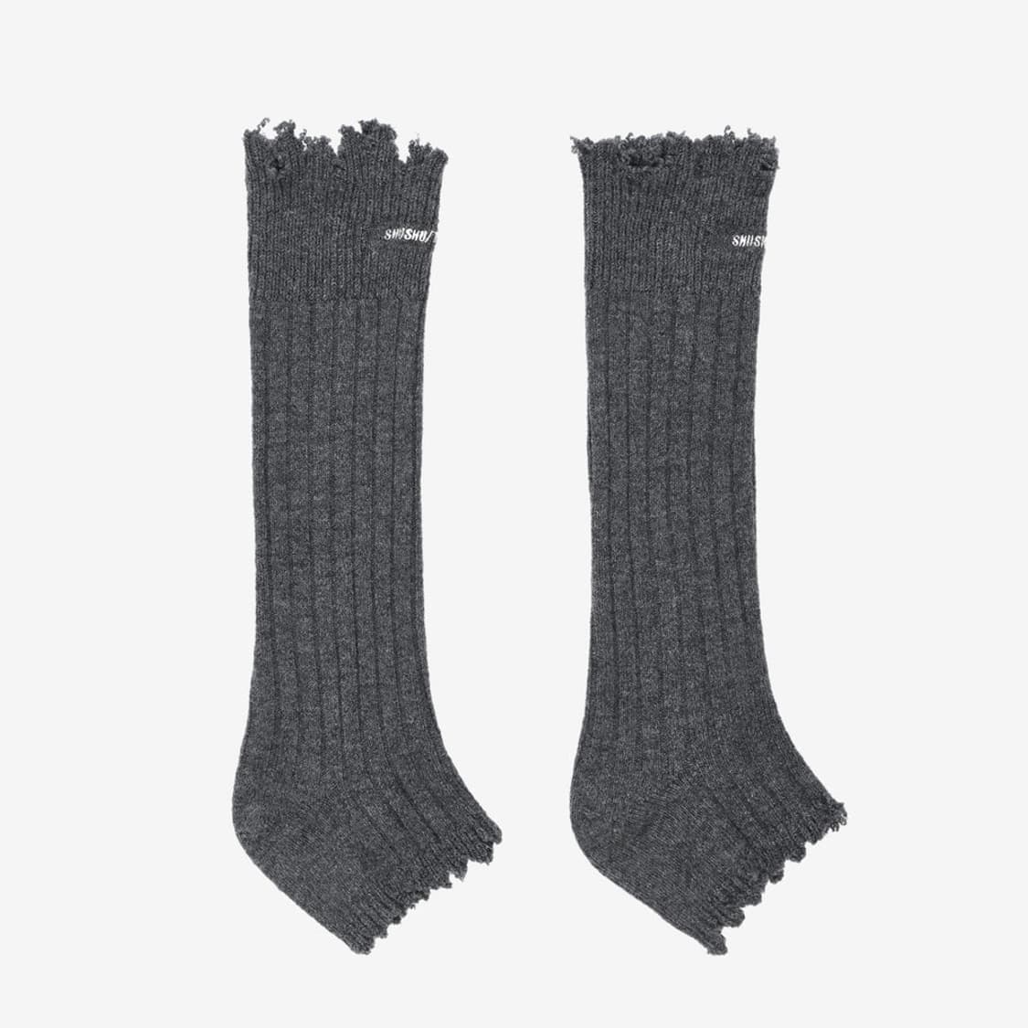 [F]슈슈통 26ss 로고 삭스 부츠/그레이 상품이미지2