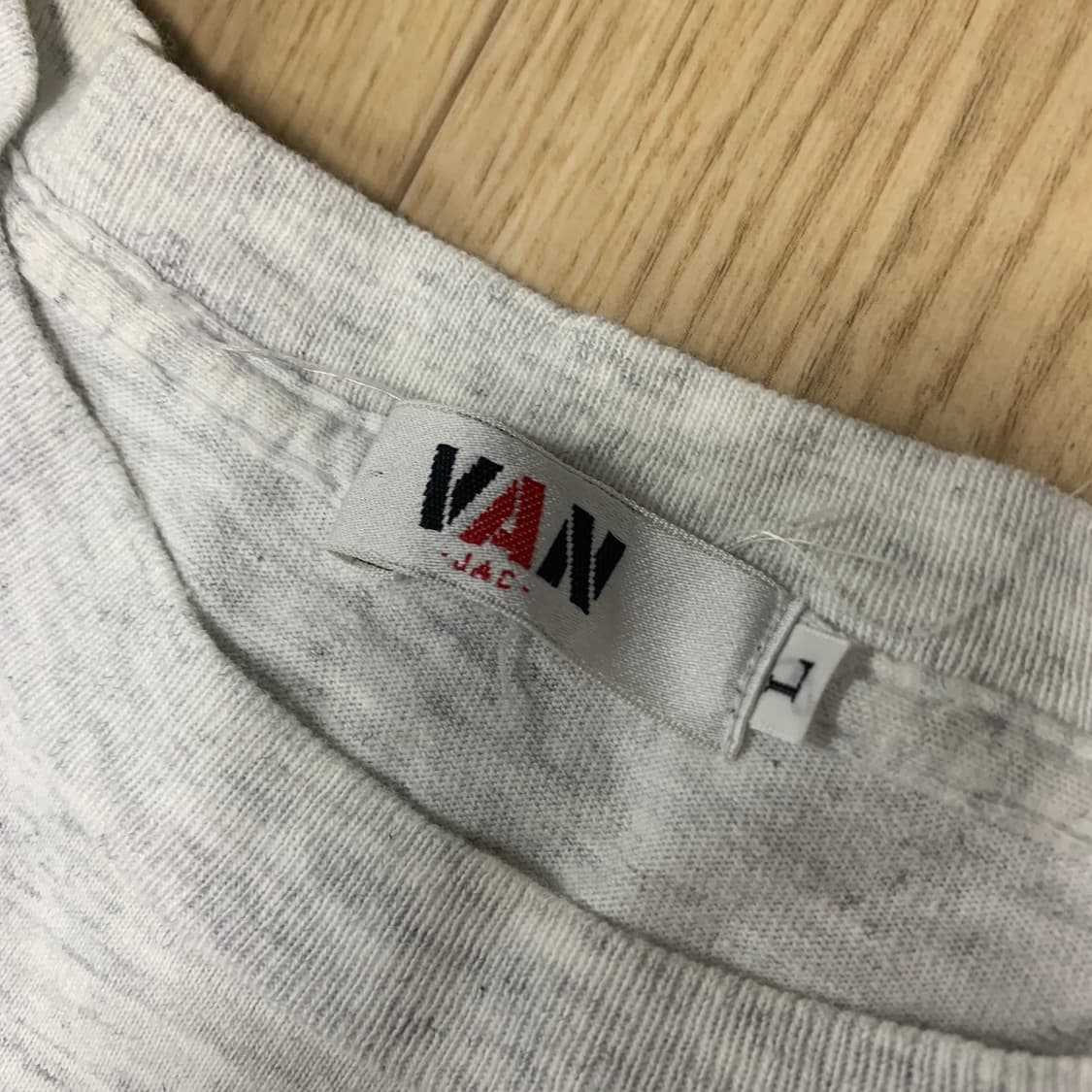 L) Van jac 반자켓 싱글스티치 반팔티 상품이미지4