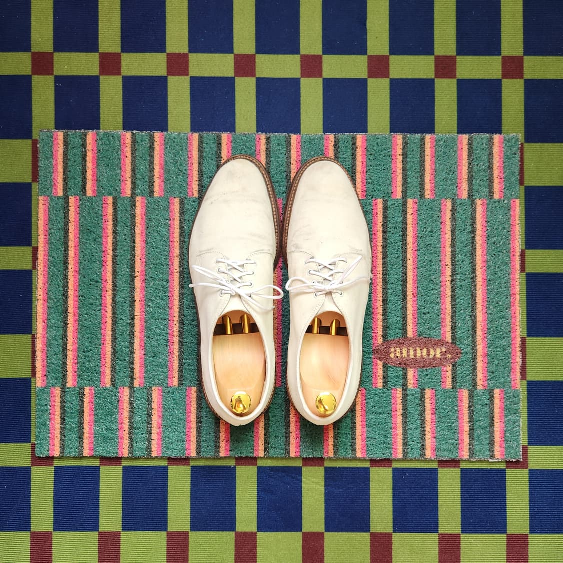 알든 2635 유니페어 별주 화이트 벅스 슈즈 상품이미지1