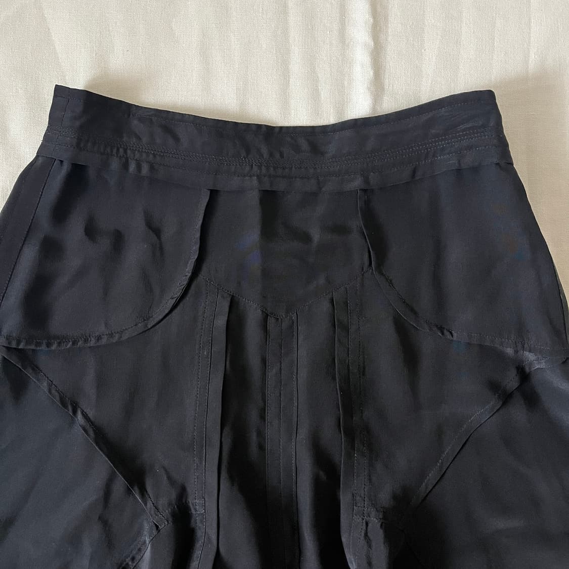 asymmetrical silk skirt 상품이미지3