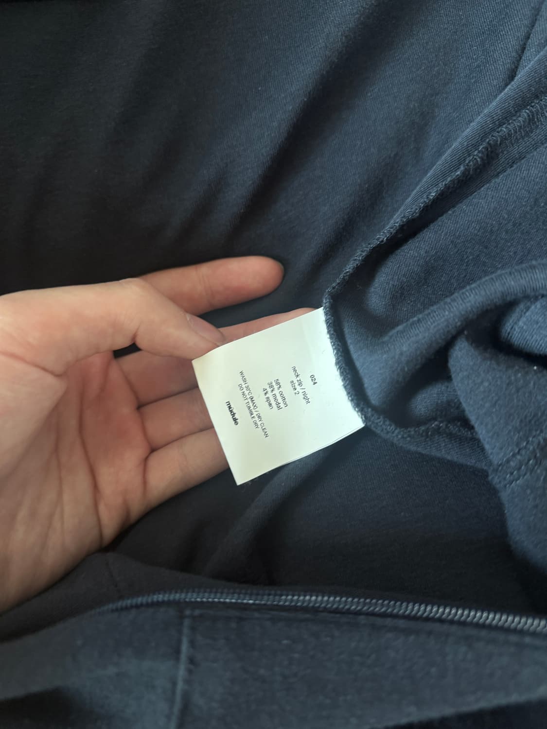 [2] 머듈 넥집업 나이트 (네이비) 상품이미지4