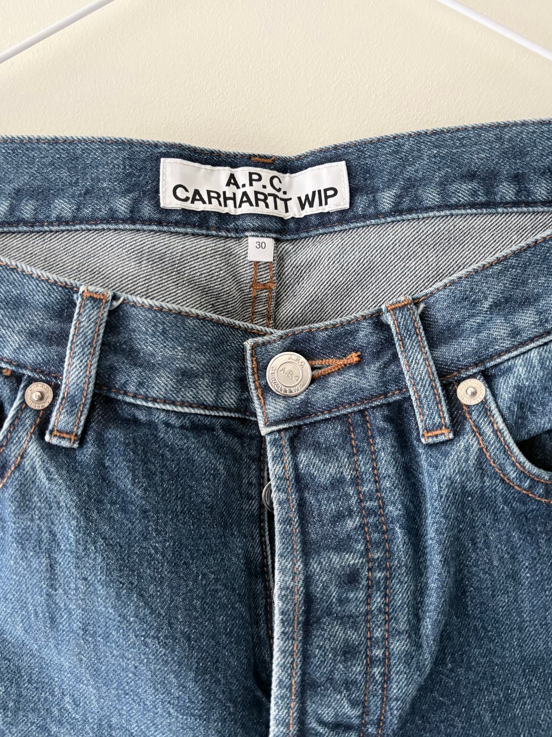 A.P.C. × Carhartt 데님팬츠 (30사이즈) 상품이미지3