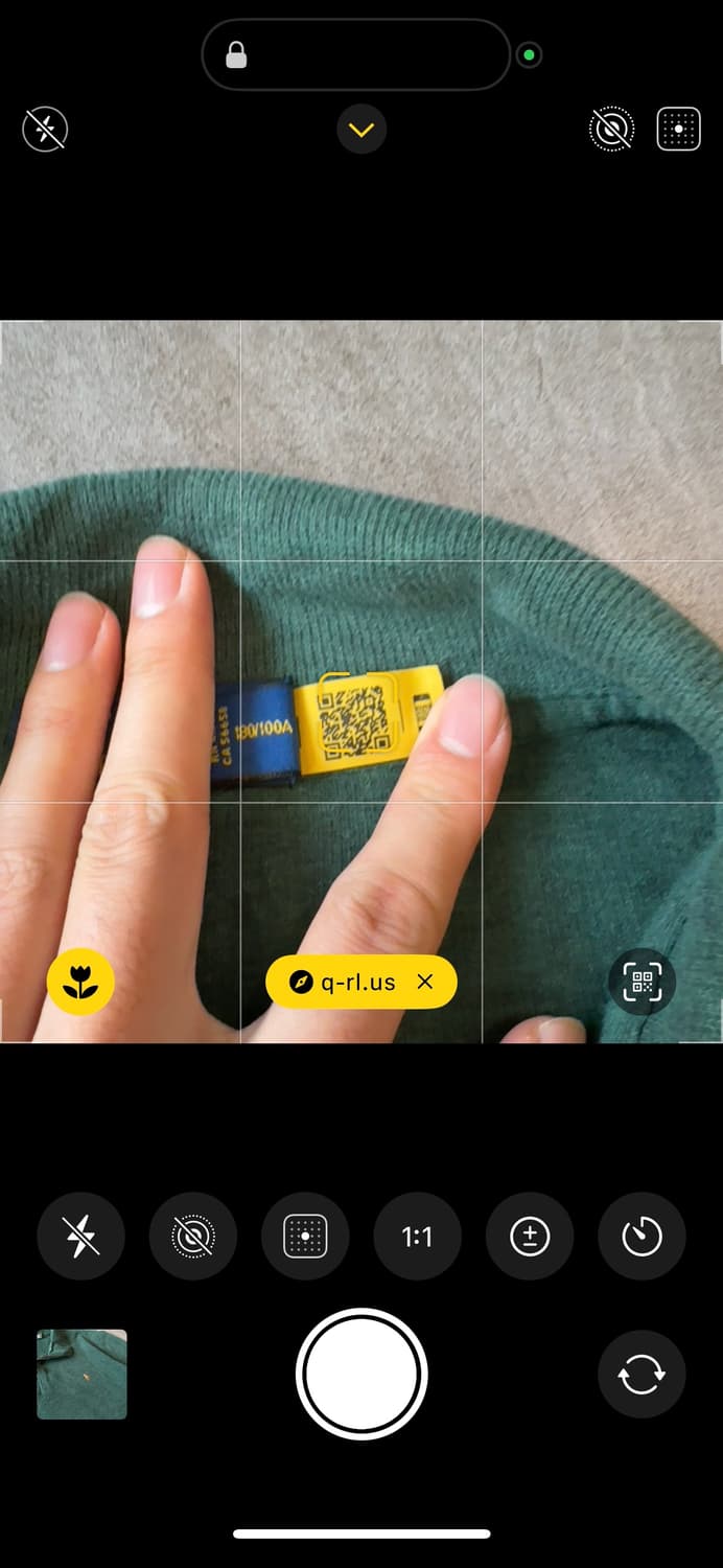 폴로 국내 매장 정품 그린 반집업 니트  상품이미지7